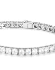 4mm white gold tennis bracelet by Iceman Society