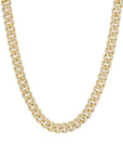 12mm 18K gold iceman cuban necklace by Iceman Society