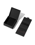 12mm white gold plain cuban chain set open packaging by Iceman Society