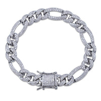COLD LOCK - 10mm 手鍊 (White Gold) (BP)