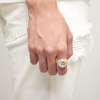 ICE ON ROCK - 戒指 (Yellow Gold)