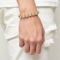 ICE BAGUETTE - 手鍊 (Yellow Gold)