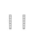 White gold diamond earrings by Iceman Society