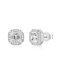 White gold diamond earrings by Iceman Society