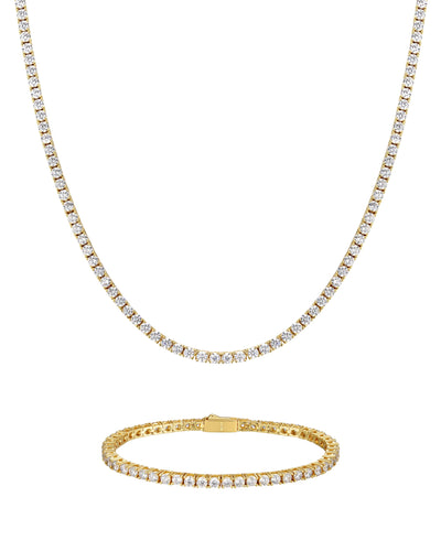 ICE SPARKLER - 3mm Tennis組合 (18K Gold)
