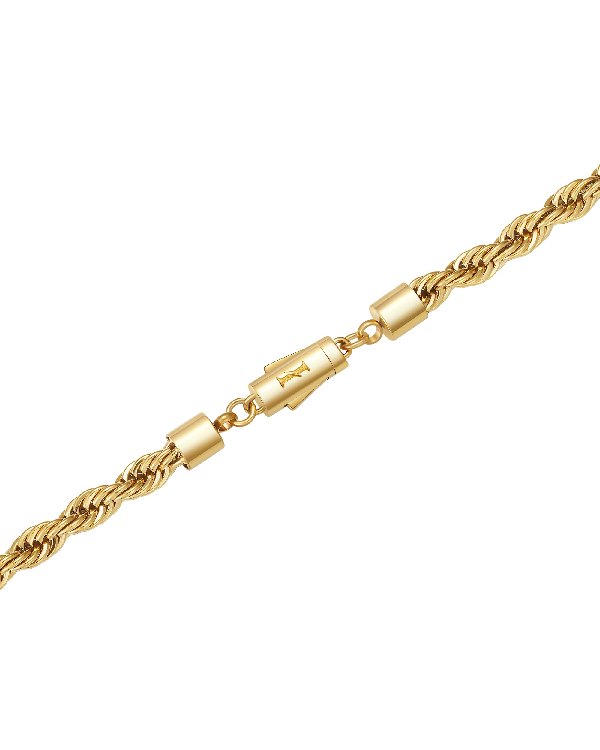 6mm 18k gold rope necklace by Iceman Society