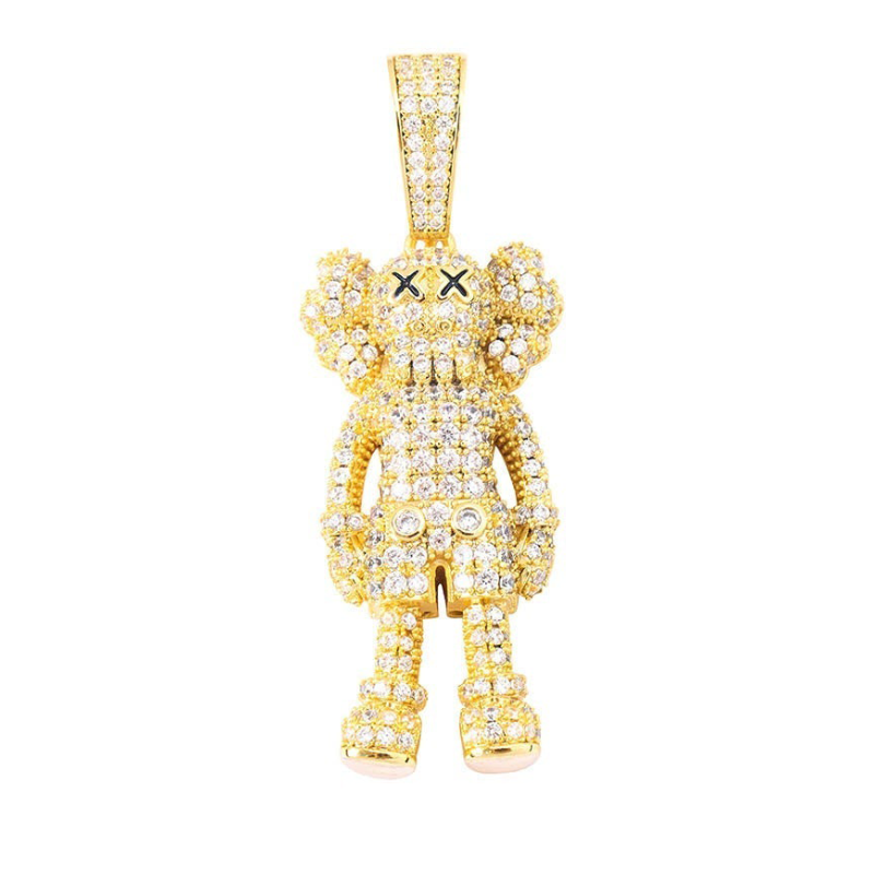 ICE KAWS PIECE - 墜飾 (Yellow Gold)