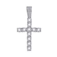 ICE CROSS PIECE - 墜飾 (White Gold)