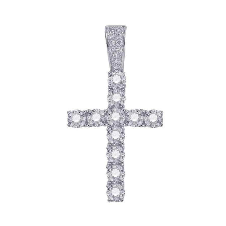 ICE CROSS PIECE - 墜飾 (White Gold)