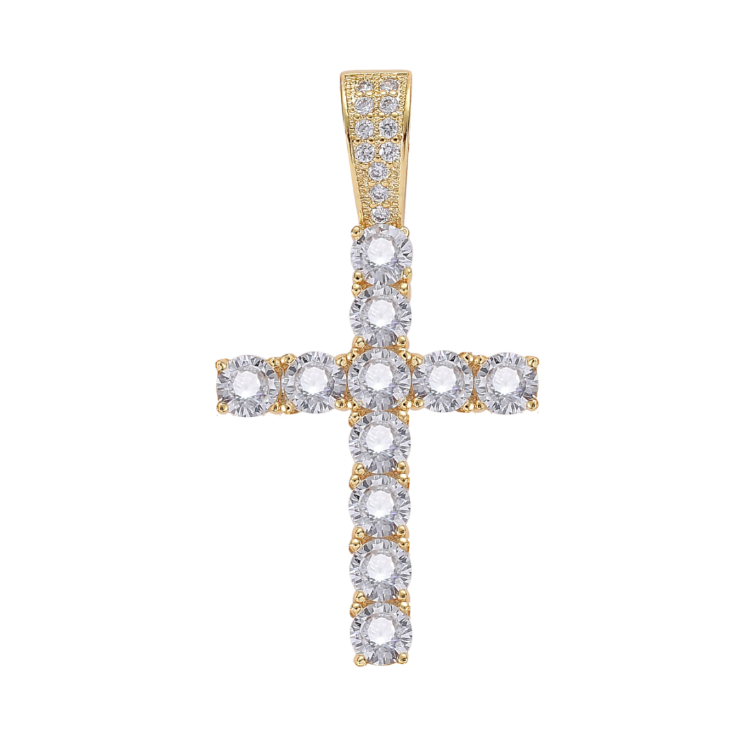 ICE CROSS PIECE - 墜飾 (Yellow Gold)