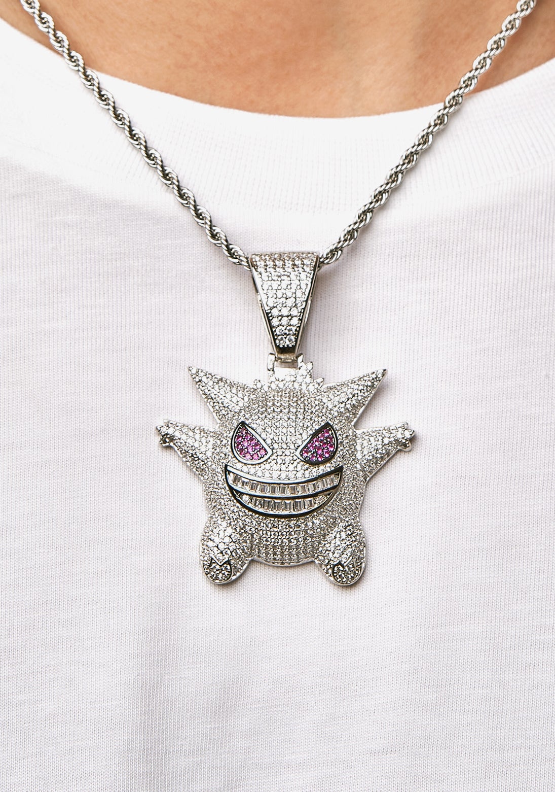 POKE GENGAR - 墜飾 (White Gold)