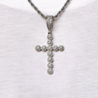 FREEZY CROSS PIECE - 墜飾 (White Gold)