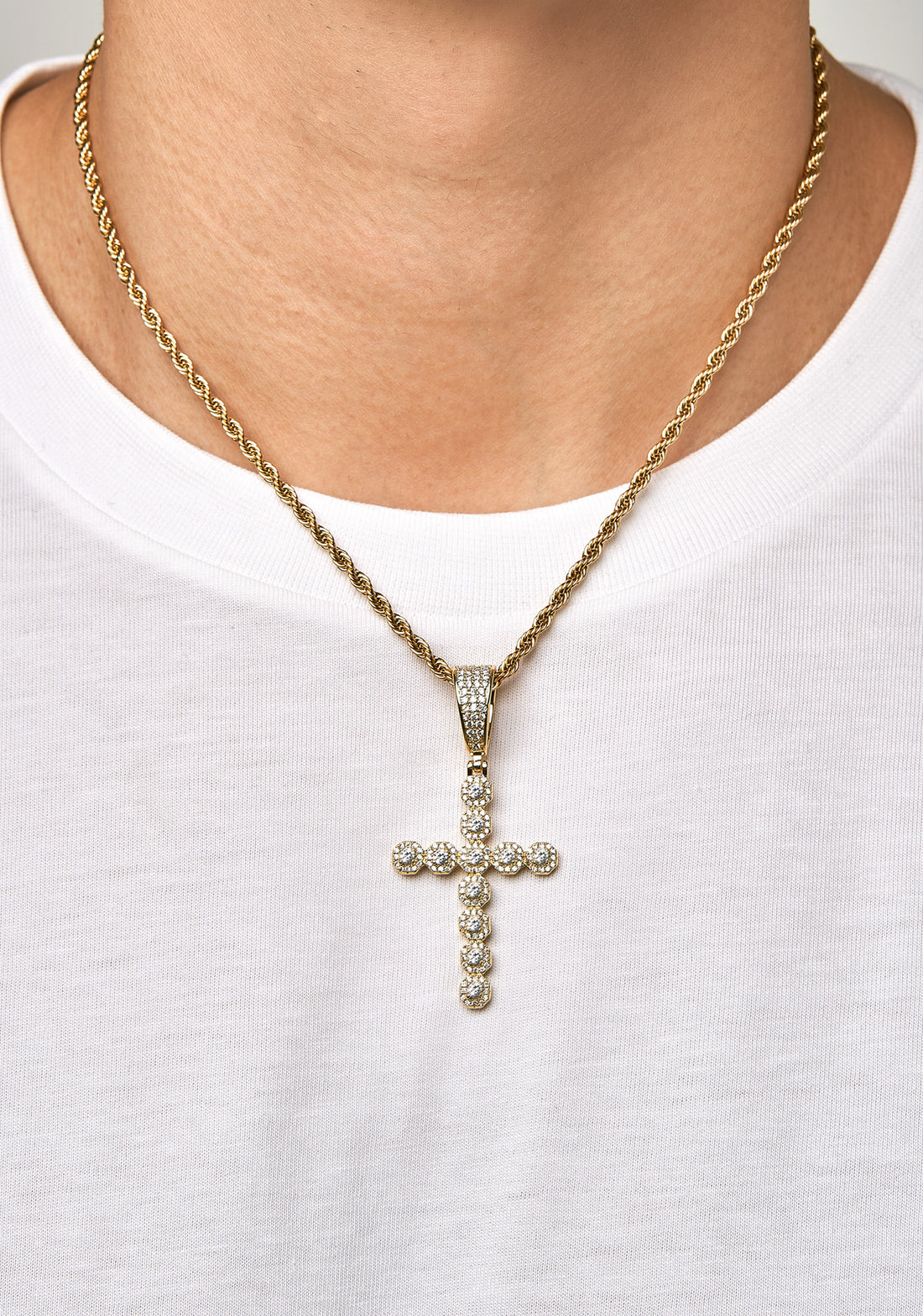 FREEZY CROSS PIECE - 墜飾 (Yellow Gold)