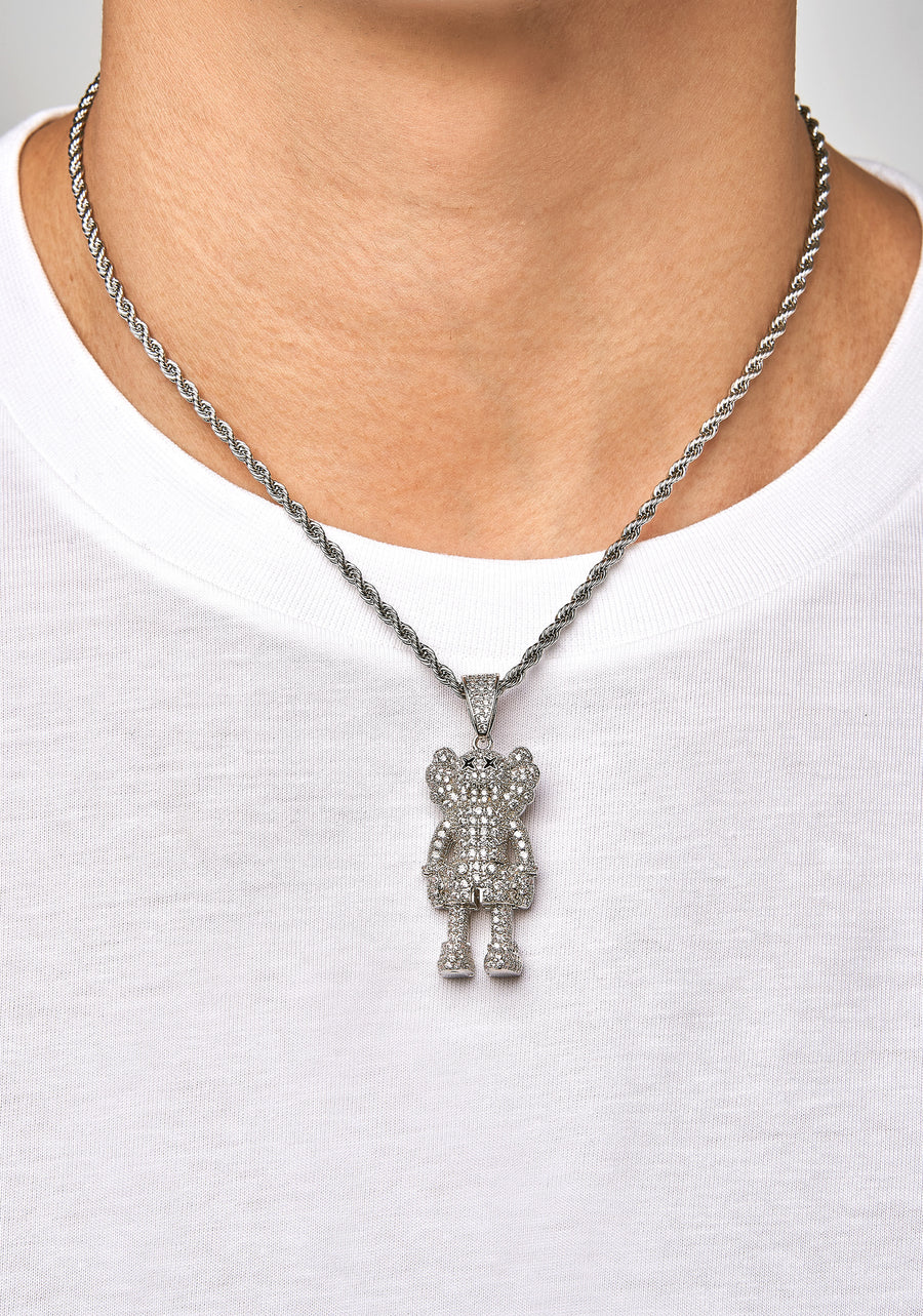 ICE KAWS PIECE - 墜飾 (White Gold)