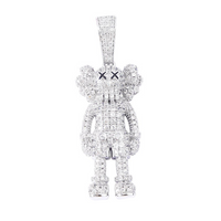 ICE KAWS PIECE - 墜飾 (White Gold)